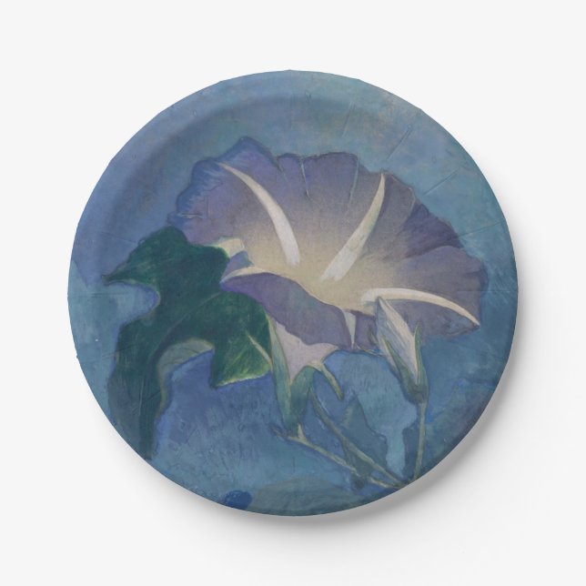 Prato de Papel Beautiful Morning Glory (Frente)