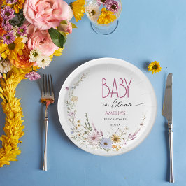 Prato De Papel Bebê branco na chapa de papel de cor d'água de san