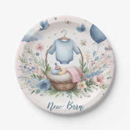 Prato De Papel Bebê recém-nascido
