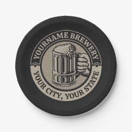 Prato De Papel Beer Breeke Personalizado Brewery Big Mug