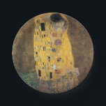 Prato De Papel Beijo, reprodução, pintura de Gustav Klimt, arte,<br><div class="desc">Beijo,  reprodução,  pintura de Gustav Klimt,  arte,  art nouveau,  vintage.chic,  elegante,  ouro</div>