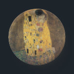 Prato De Papel Beijo, reprodução, pintura de Gustav Klimt, arte,<br><div class="desc">Beijo,  reprodução,  pintura de Gustav Klimt,  arte,  art nouveau,  vintage.chic,  elegante,  ouro</div>