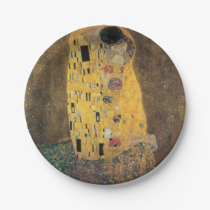 Prato De Papel Beijo, reprodução, pintura de Gustav Klimt, arte,