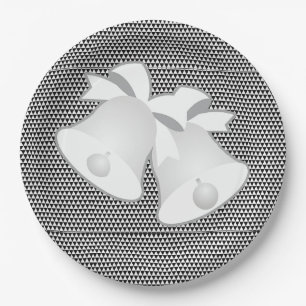 Prato De Papel Belas Casadas Blk White Geo