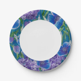 Prato de Papel Bellisima Hydrangeas