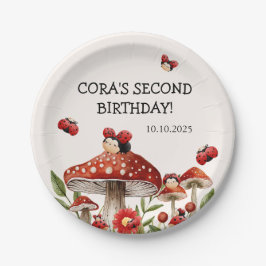 Prato De Papel Belo Aniversário da Menina de Damibute