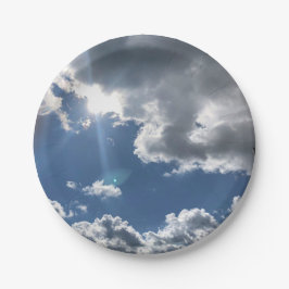 Prato De Papel Belo Dia Brilhante