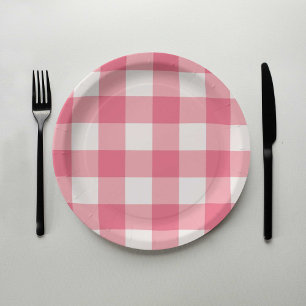 Prato De Papel Berry Sweet Chá de fraldas Paper Plates Strawberry