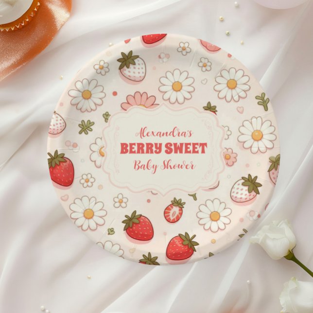 Prato De Papel Berry Sweet Pink Coquette Baby (Criador carregado)