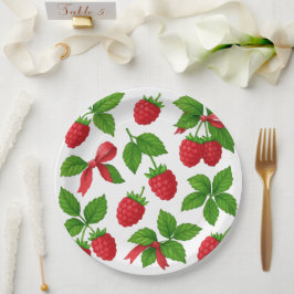 Prato De Papel Berry Sweet Raspberry Paper Plate