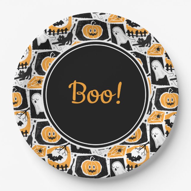 Prato De Papel Beware of the cat! (Frente)