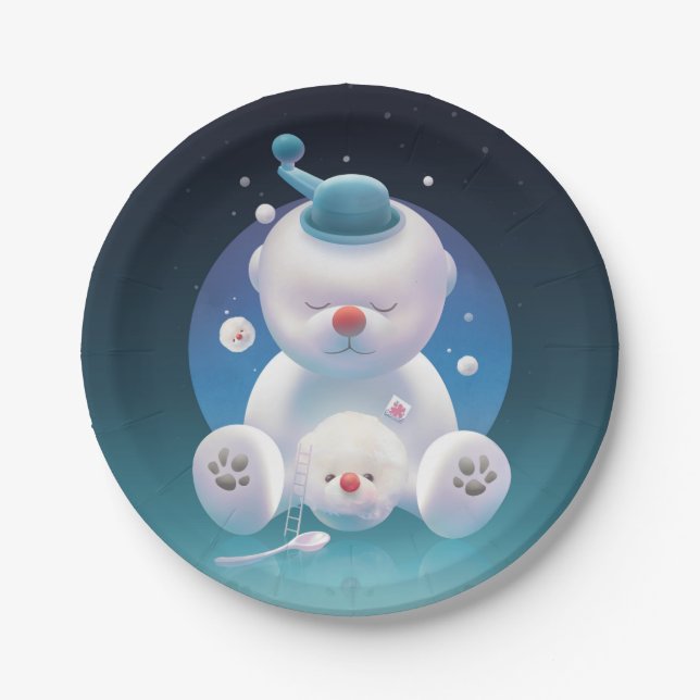 Prato De Papel Bichon Ice Shaver Dreamland (Frente)