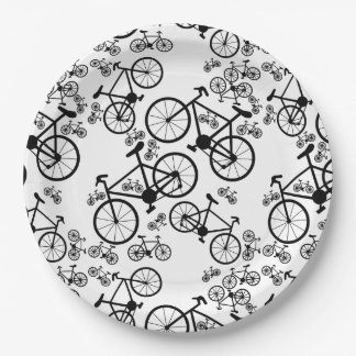 Prato De Papel Bicicletas Grandes e Pequenas