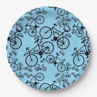Prato De Papel Bicicletas Grandes e Pequenas