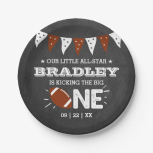 Prato De Papel Bicking O Grande   primeiro aniversario de futebol