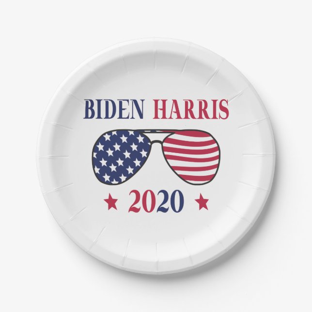 Prato De Papel Biden Harris 2020 (Frente)
