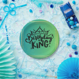 Prato De Papel Birthday King Paper Plates