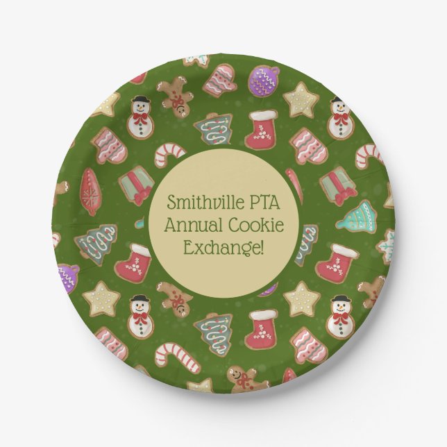 Prato De Papel Biscoitos de Gingermore (Frente)