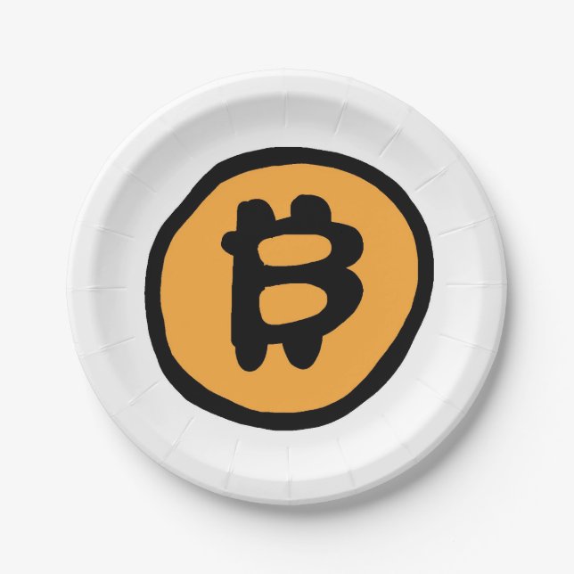 Prato De Papel bitmoeda (Frente)