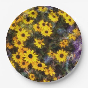 Prato De Papel Black Eyed Susan