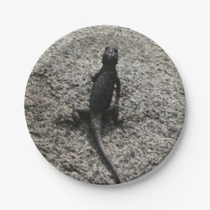 Prato De Papel Black Lizard