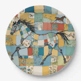 Prato De Papel Bloqueio de Cor Floral do Corpo de Patchagem de Co