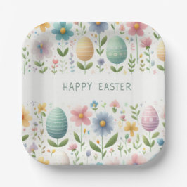 Prato De Papel Blossomas do felz pascoa