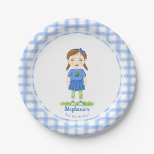 Prato De Papel Blueberry Birthday