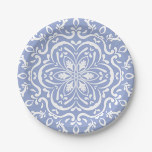 Prato De Papel Blueberry Mandala