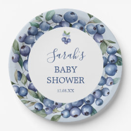 Prato De Papel Blueberry Paper Plate