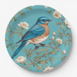 Prato De Papel Bluebird William Morris Inspirou Turquois