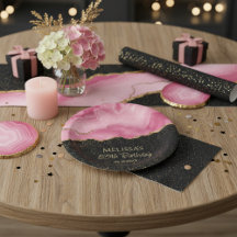Blush Rosa Dourado Glitter Abstrato Mármore Aquare