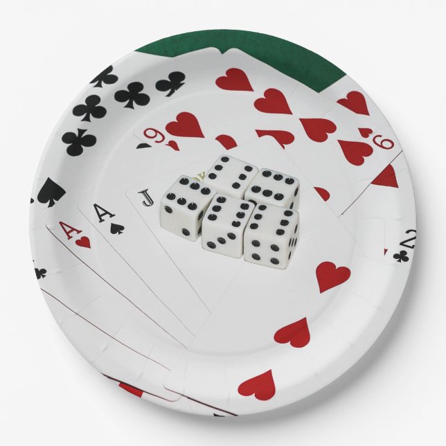 Prato De Papel Boa Sorte Para Você (Frente)