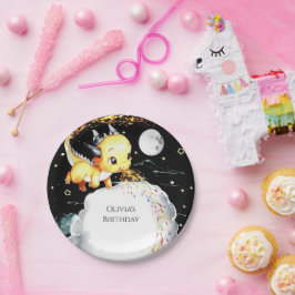 Prato De Papel Boho Fun Dragon Birthday