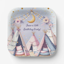 Boho Teepee Girly Sleepover SlumbParty