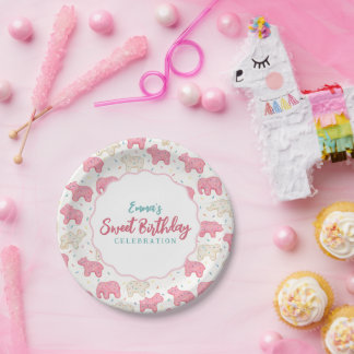 Prato De Papel Boi Fosco Cookies Aniversário
