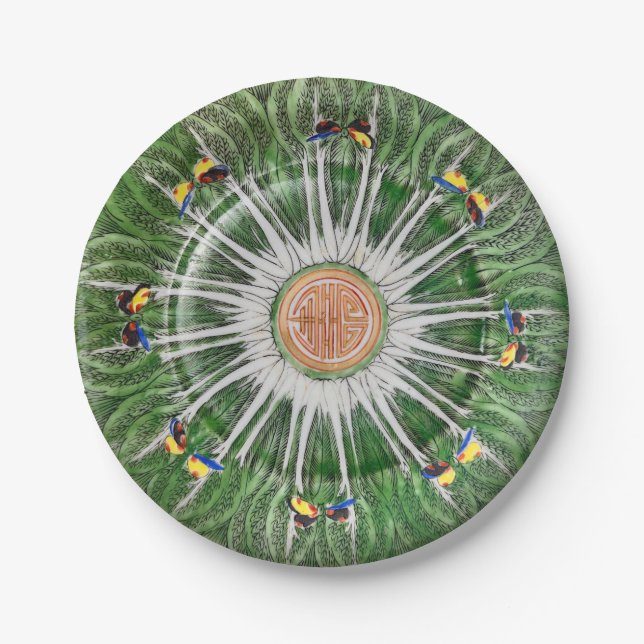 Prato De Papel Bok Choy 7" Plate (Frente)