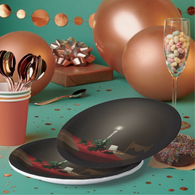 Prato De Papel Bolachas Gratuitas - Chapas de papel (Múltiplo)