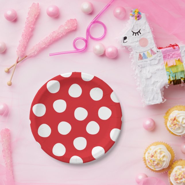 Prato De Papel Bolinhas De Aniversário de criança De Brinquedos D (Festa)