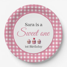 Bolo de Aniversário de 1 Ano para Menina 