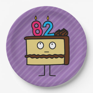 Prato De Papel Bolo de Bolo de Bolo com Velas