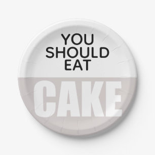 Prato De Papel Bolo de Casamento Mínimo Simples Rosa