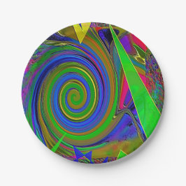 Prato De Papel Bolo/placas de aperitivo "Mágico de Oz"