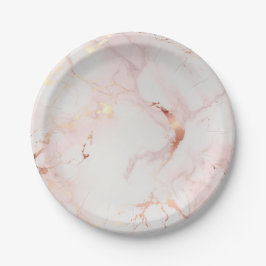 Prato De Papel Bolsa de Papel da rosa claro