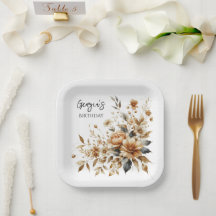 Bolsa mensageifesta de aniversario elegante Floral