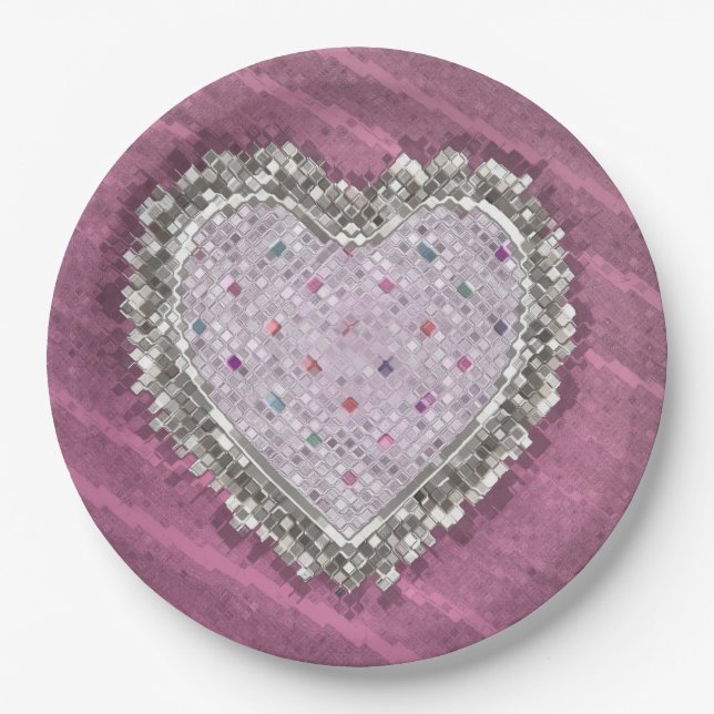 Prato De Papel Bom Amor Charm (Frente)