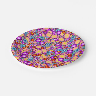 Prato De Papel bomba floral1