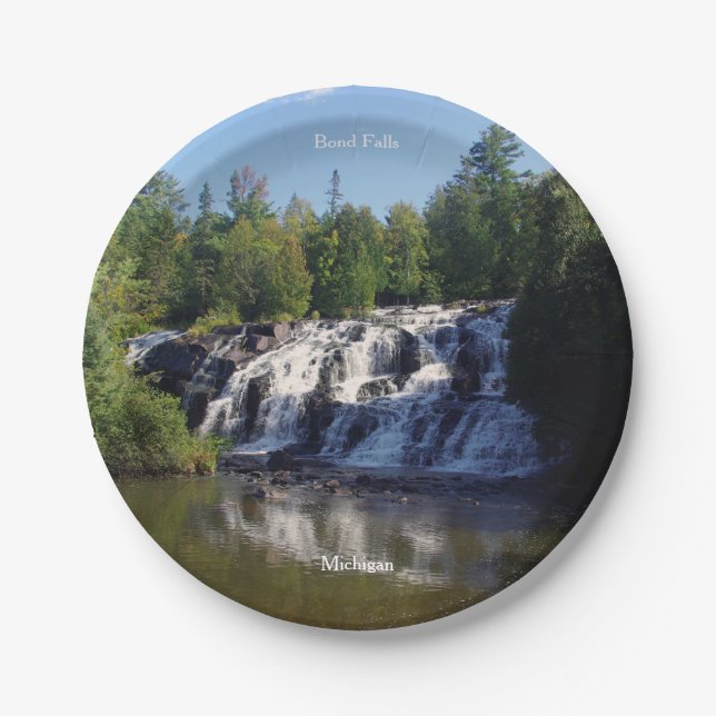 Prato De Papel Bond Fala a placa de papel (Frente)