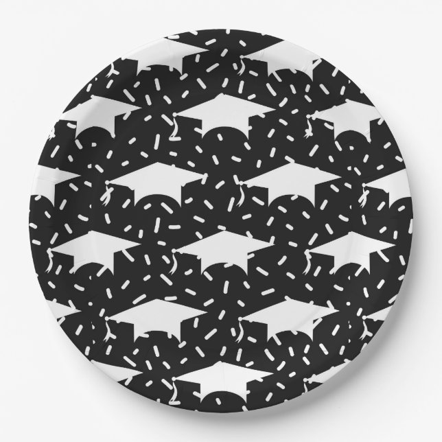 Prato De Papel Boné de formatura Napkins (Frente)