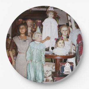 Prato De Papel Bonecas Vintage Antiques